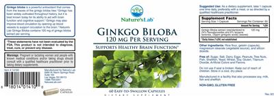 Ginkgo Biloba 120 mg