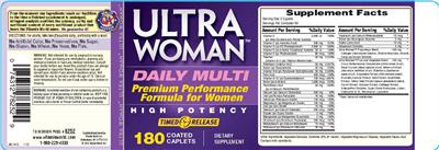 Photo of the Vitamin World Ultra Woman Daily Multi label