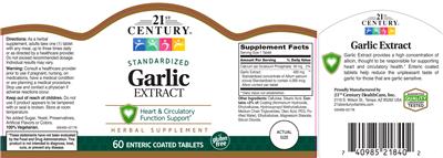 Product label image for Garlic Extract