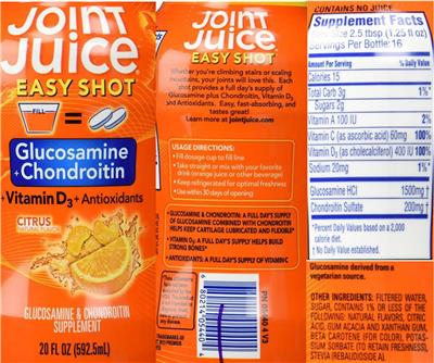 Photo of the Joint Juice Joint Juice Easy Shot Citrus label