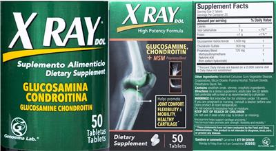 Photo of the Genomma Lab XRay Dol label