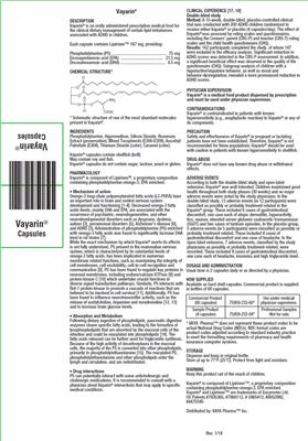 Photo of the VAYA Pharma Vayarin label