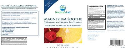 Magnesium Soothe 350 mg Raspberry Lemon