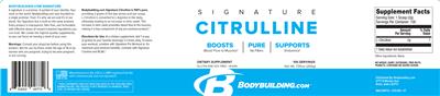 Photo of the Bodybuilding.com Signature Citrulline label