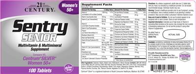 Photo of the 21st Century Sentry Senior Women's 50+ label