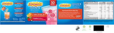 Photo of the Emergen-C Immune+ Super Orange label