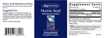 Humic Acid Membrane-Active