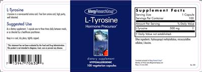 Photo of the Allergy Research Group L-Tyrosine label