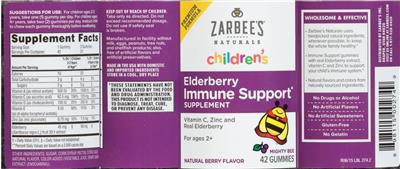 Children's Elderberry Immune Support Natural Berry Flavor