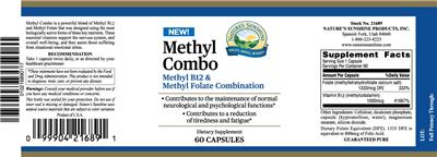 Photo of the Nature's Sunshine Methyl Combo label