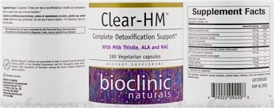 Label of Clear-HM