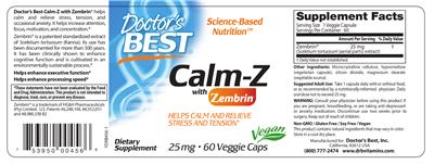 Calm-Z with Zembrin 25 mg