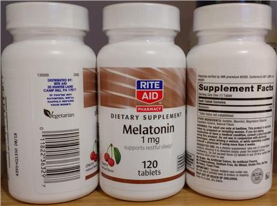 Product label image for Melatonin 1 mg Cherry