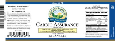 Photo of the Nature's Sunshine Cardio Assurance Vitamin K2 (MK-7) label