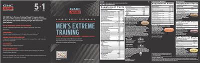 Photo of the GNC AMP Advanced Muscle Performance Mental Sharpness label