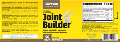 Photo of the Jarrow Formulas Ultra Joint Builder label