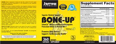 Photo of the Jarrow Formulas Bone-Up label