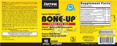 Photo of the Jarrow Formulas Bone-Up label