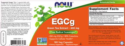 EGCg Green Tea Extract 400 mg