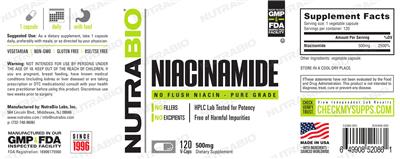 Niacinamide 500 mg