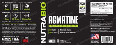 Agmatine 500 mg