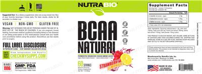BCAA Natural Strawberry Lemonade