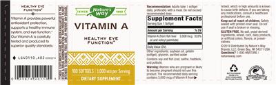 Vitamin A 3,000 mcg