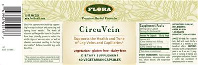 Photo of the Flora CircuVein label