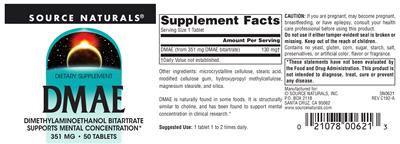 DMAE 351 mg