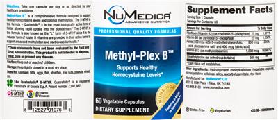 Photo of the NuMedica Methyl-Plex B label