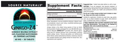 Ginkgo-24 60 mg