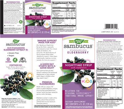 Sambucus Nighttime Syrup for Kids