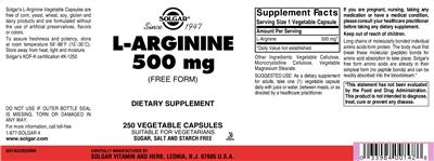 L-Arginine 500 mg