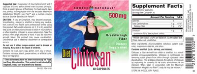 Diet Chitosan 500 mg