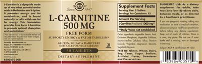 L-Carnitine 500 mg
