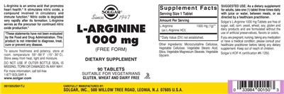 L-Arginine 1000 mg