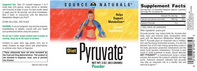 Diet Pyruvate