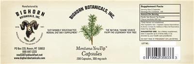 Montana YewTip Capsules 300 mg