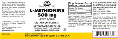L-Methionine 500 mg