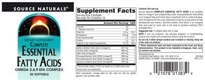 Complete Essential Fatty Acids