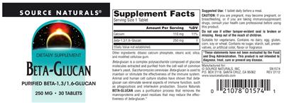 Beta-Glucan 250 mg
