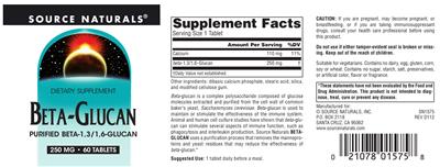 Beta-Glucan 250 mg