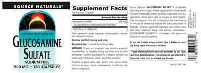 Glucosamine Sulfate 500 mg