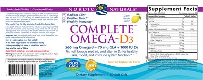 Complete Omega-D3 Lemon