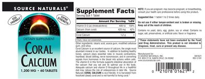 Coral Calcium 1,200 mg
