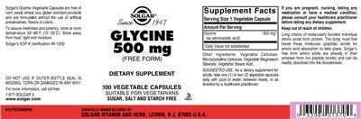 Glycine 500 mg