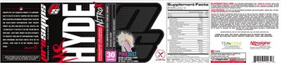 Photo of the PS ProSupps Mr Hyde NitroX Pixie Dust label
