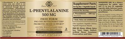 L-Phenylalanine 500 mg