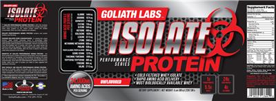 Isolate Protein Unflavored
