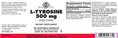 L-Tyrosine 500 mg